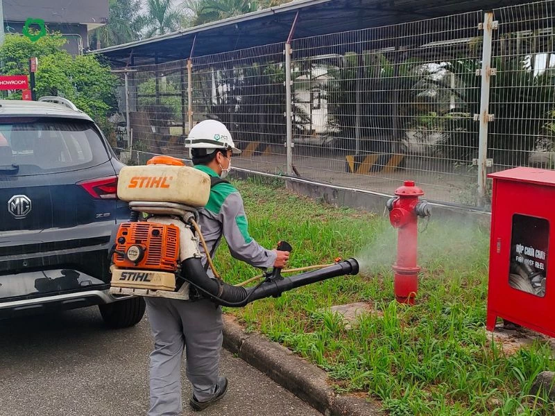 Kế hoạch phun tiêu độc khử trùng