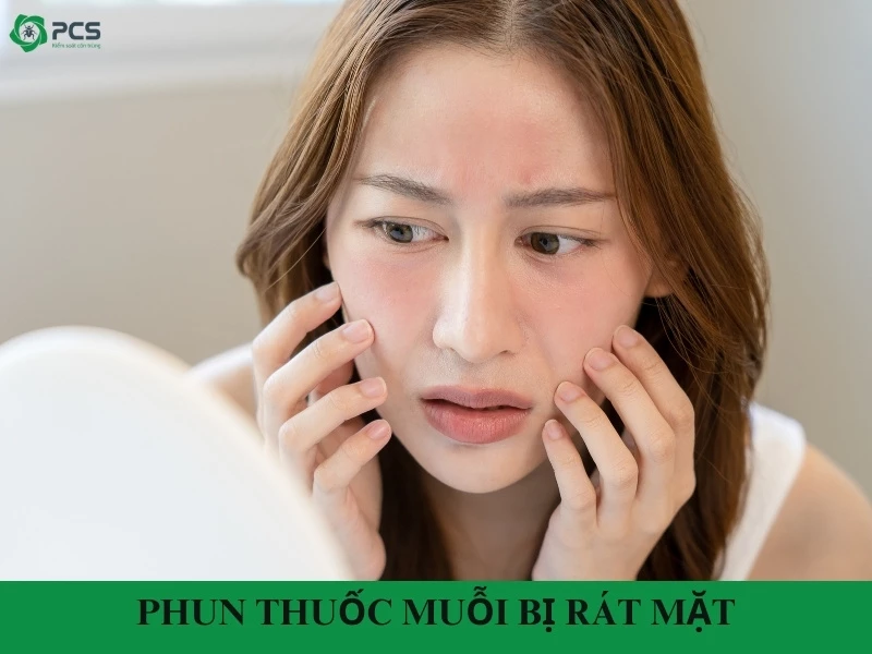 Phun thuốc muỗi bị rát mặt nên làm gì?