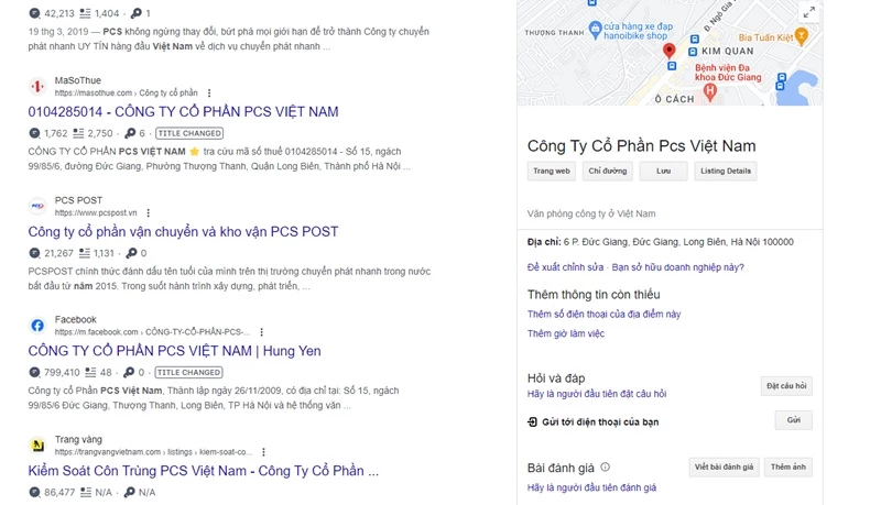 đánh giá dịch vụ diệt mối PCS