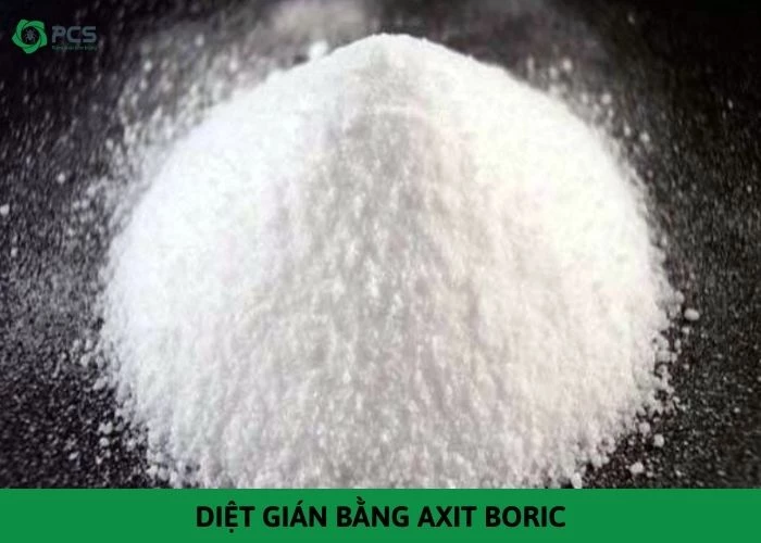 Diệt gián bằng axit boric có độc hại không?