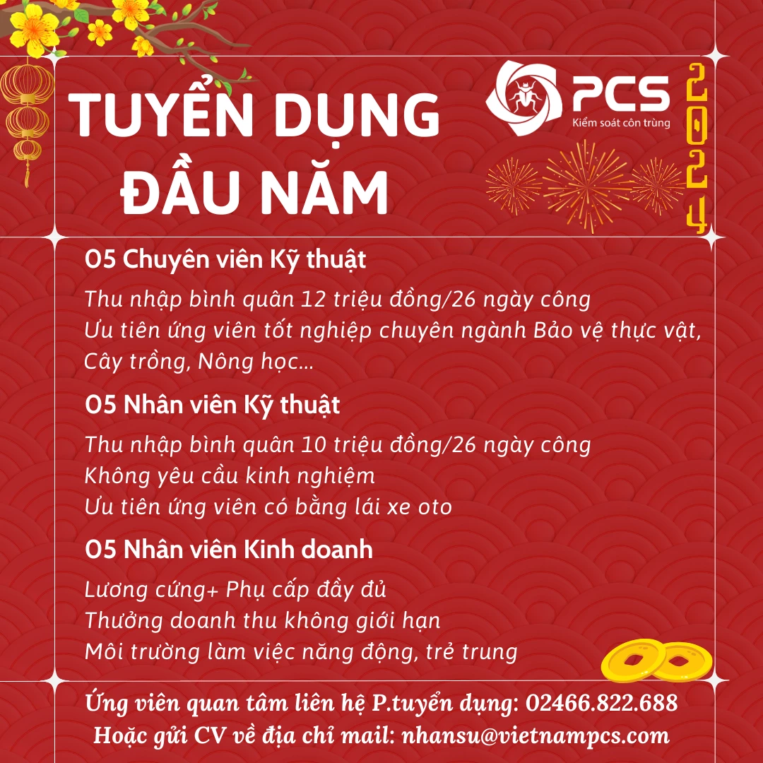 PCS ĐẨY MẠNH CÔNG TÁC TUYỂN DỤNG NHÂN SỰ ĐẦU NĂM