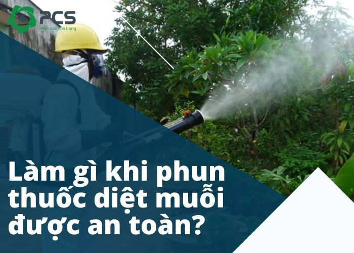 Hướng dẫn phun thuốc diệt muỗi được an toàn