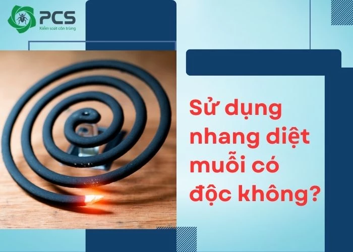 Sử dụng nhang diệt muỗi có độc không?