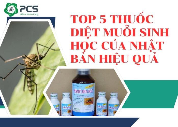 Top 5 thuốc diệt muỗi sinh học của Nhật Bản hiệu quả