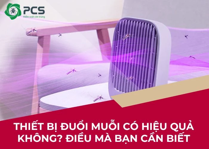 Thiết bị đuổi muỗi có hiệu quả không?