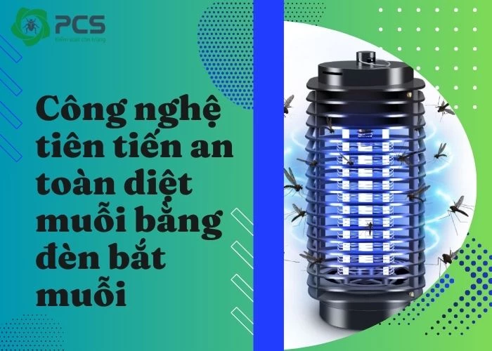 Cách diệt muỗi bằng đèn bắt muỗi an toàn hiệu quả