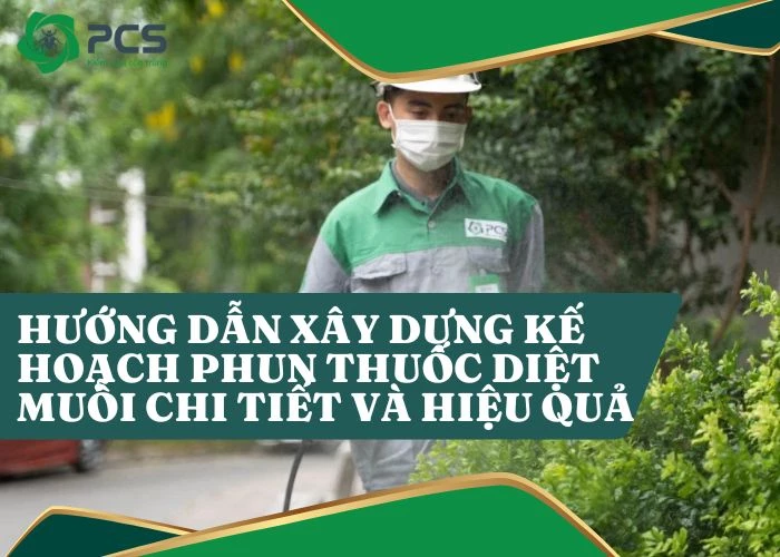 Chi tiết kế hoạch phun thuốc diệt muỗi hiệu quả