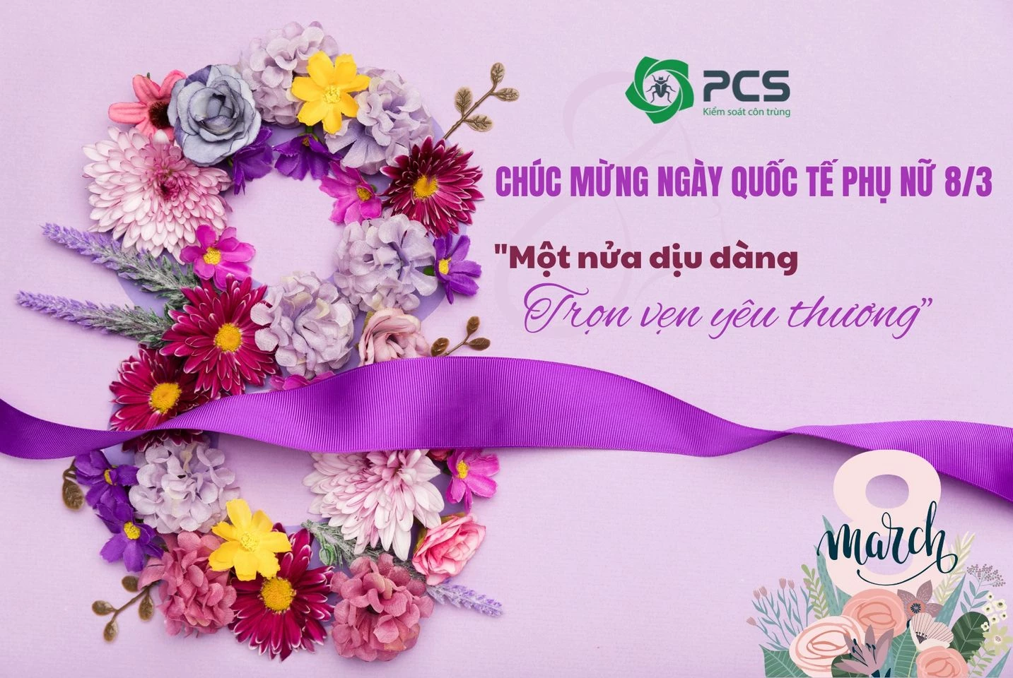 CHÚC MỪNG NGÀY QUỐC TẾ PHỤ NỮ 8/3