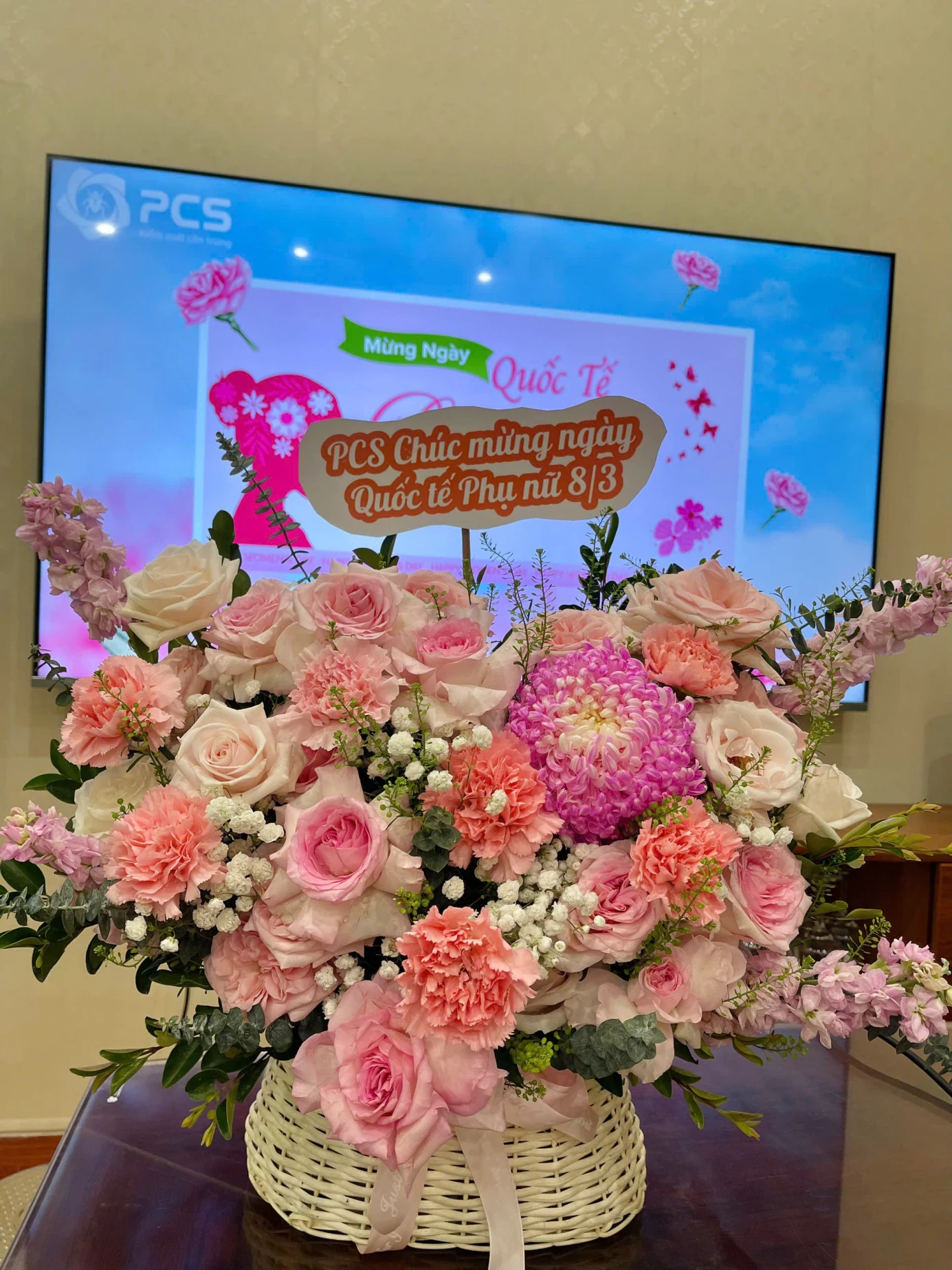 PCS CHÚC MỪNG NGÀY QUỐC TẾ PHỤ NỮ 8/3